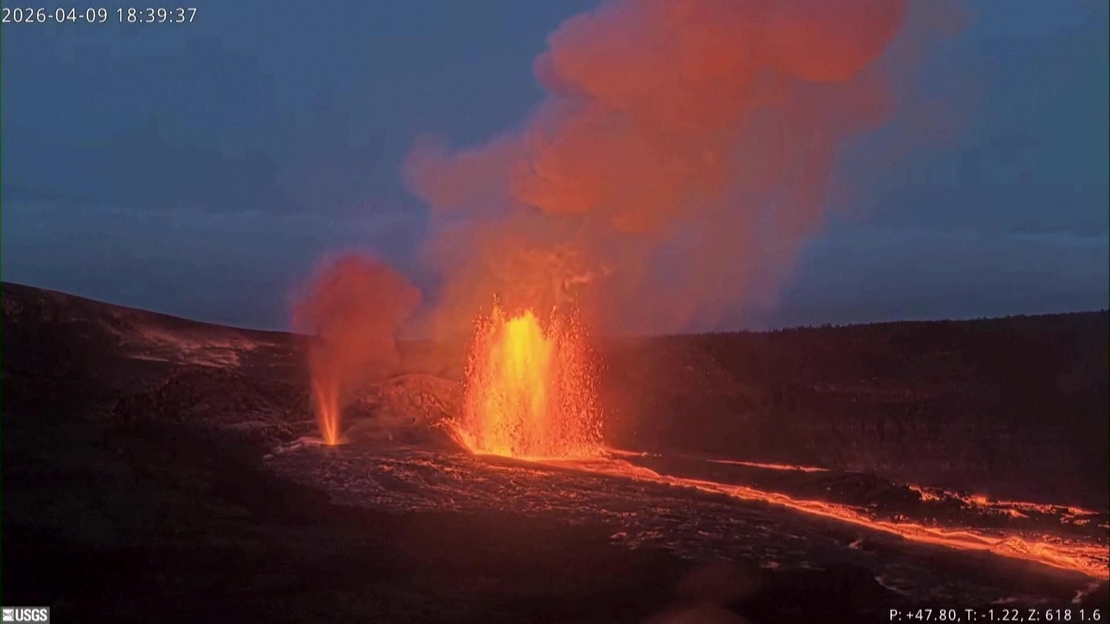 va volcan kilauea en erupcion