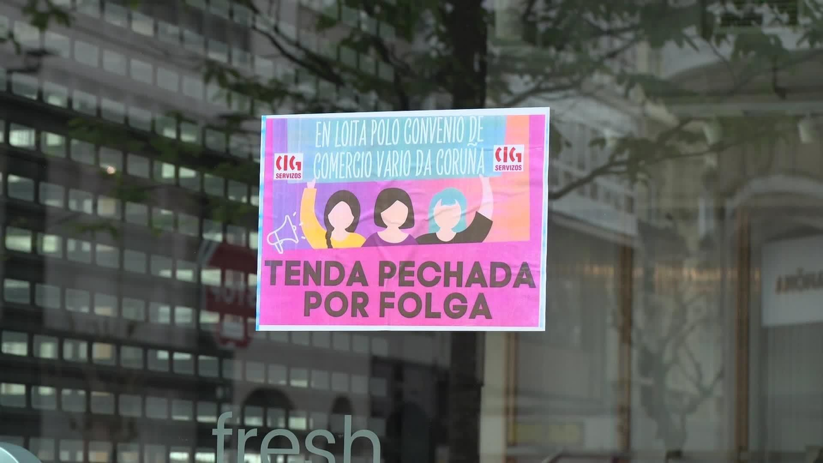 S022-A CORUÑA HUELGA SECTOR TEXTIL