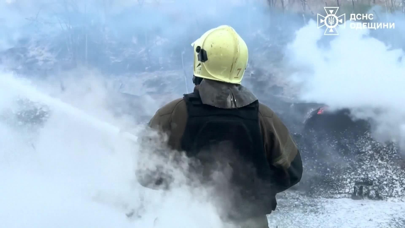 va incendio ataque odesa