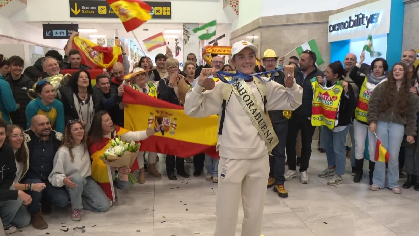 va llegada medallista a cordoba