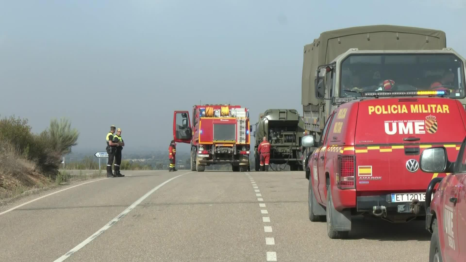 X020-ZAMORA SEGUIMIENTO INCENDIO SIERRA CULEBRA