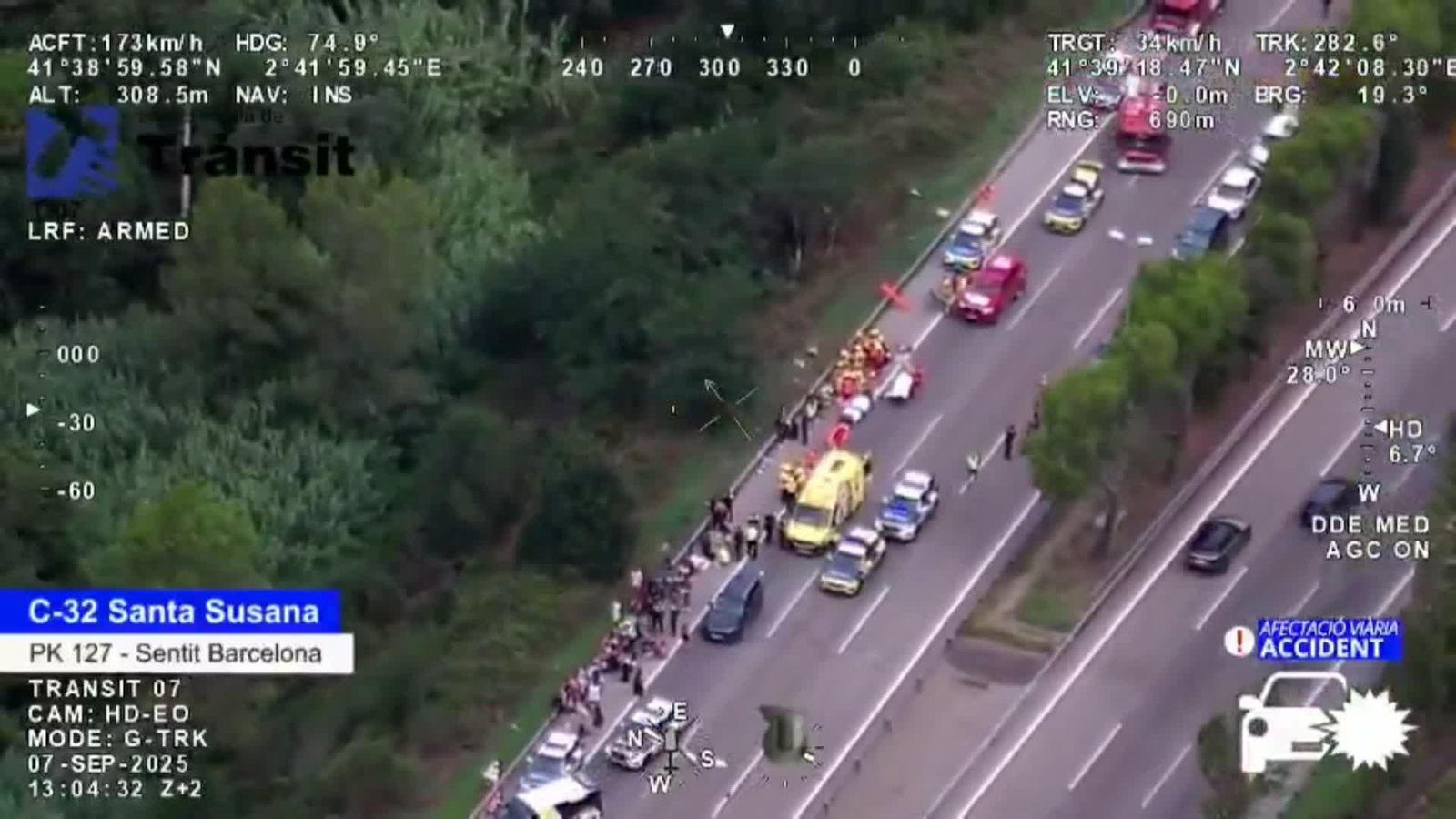 D033-BARCELONA ACCIDENTE BUS