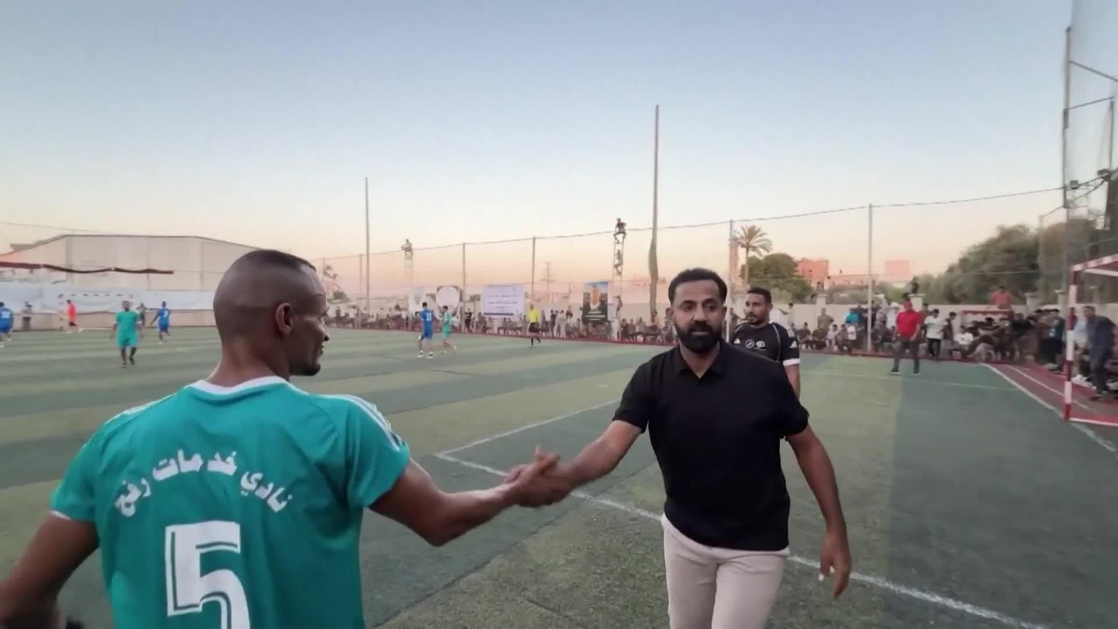 va gaza vuelven los partidos de futbol tres años después