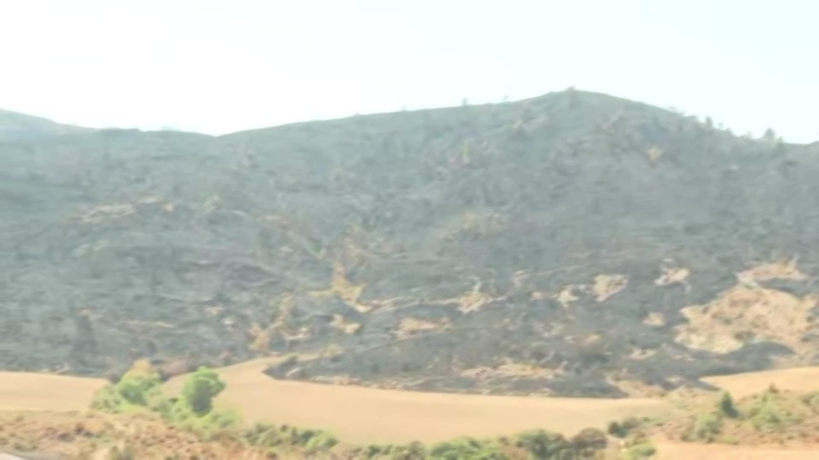 X034-HUESCA SEGUIMIENTO INCENDIO PEÑAS DE RIGLOS