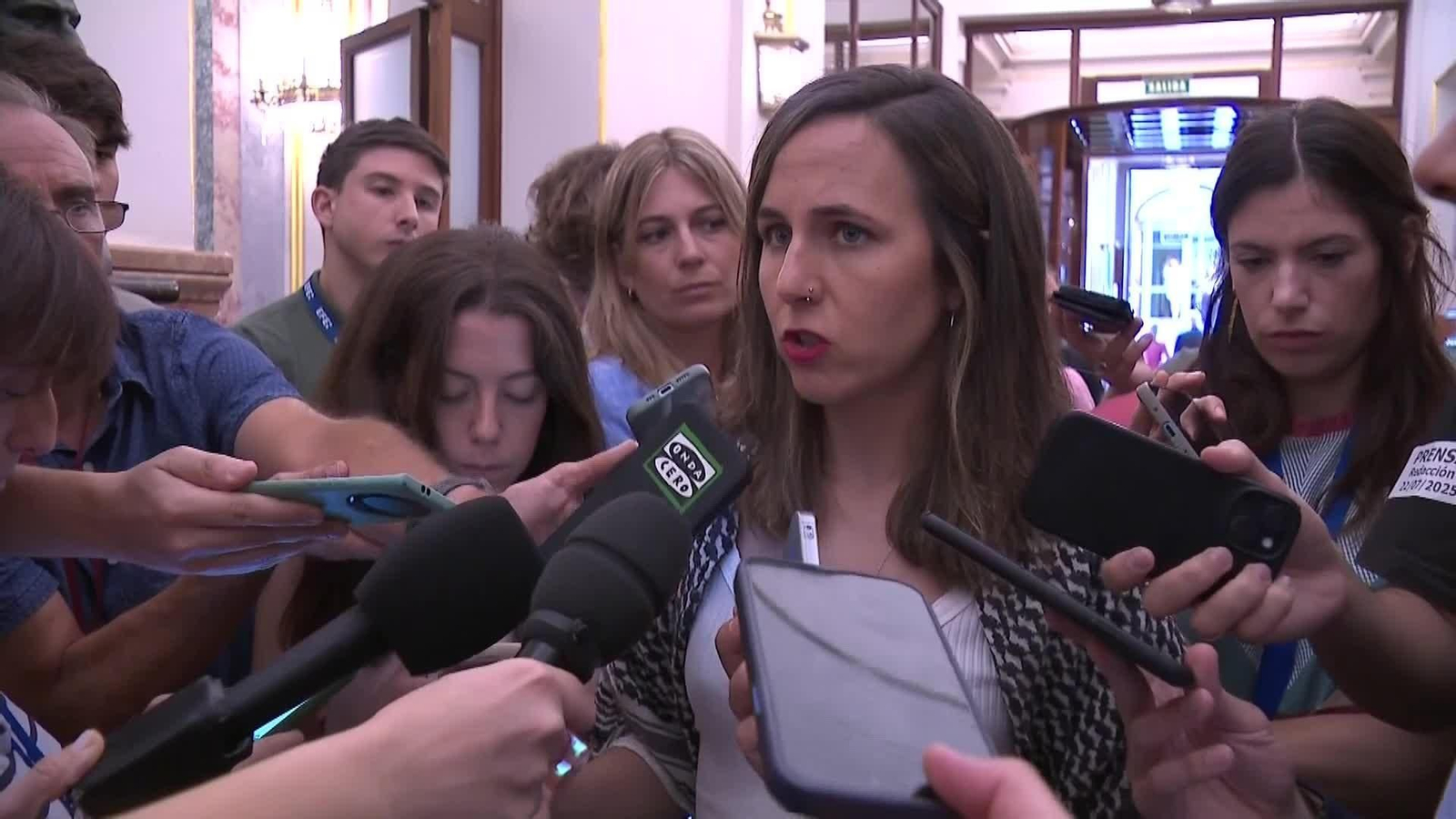 va patxi lopez y belarra pasillos congreso va patxi lopez y belarra pasillos congreso