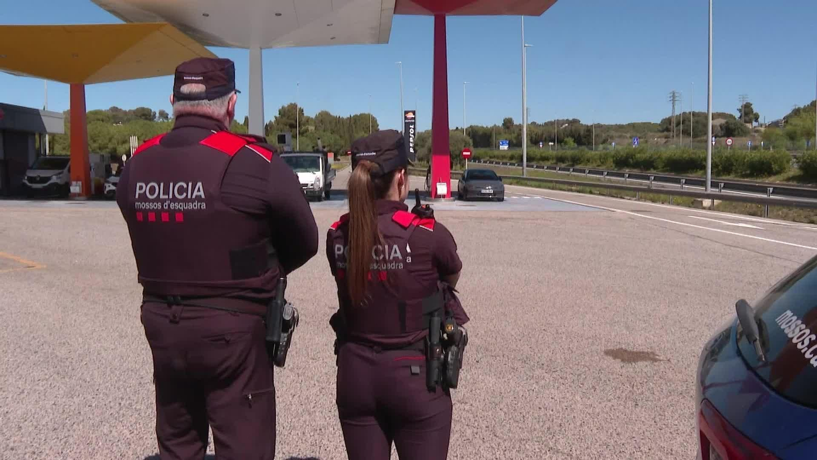 V059-BARCELONA MOSSOS DELINCUENCIA AUTOPISTAS GARRAF
