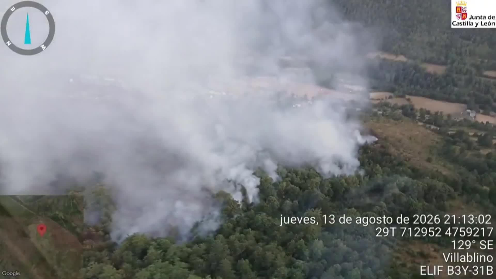 va incendio villablino