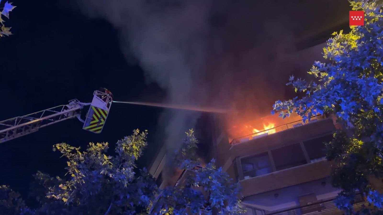J012-IMAGENES EMERGENCIAS MADRID INCENDIO VIVIENDA TRES CANTOS