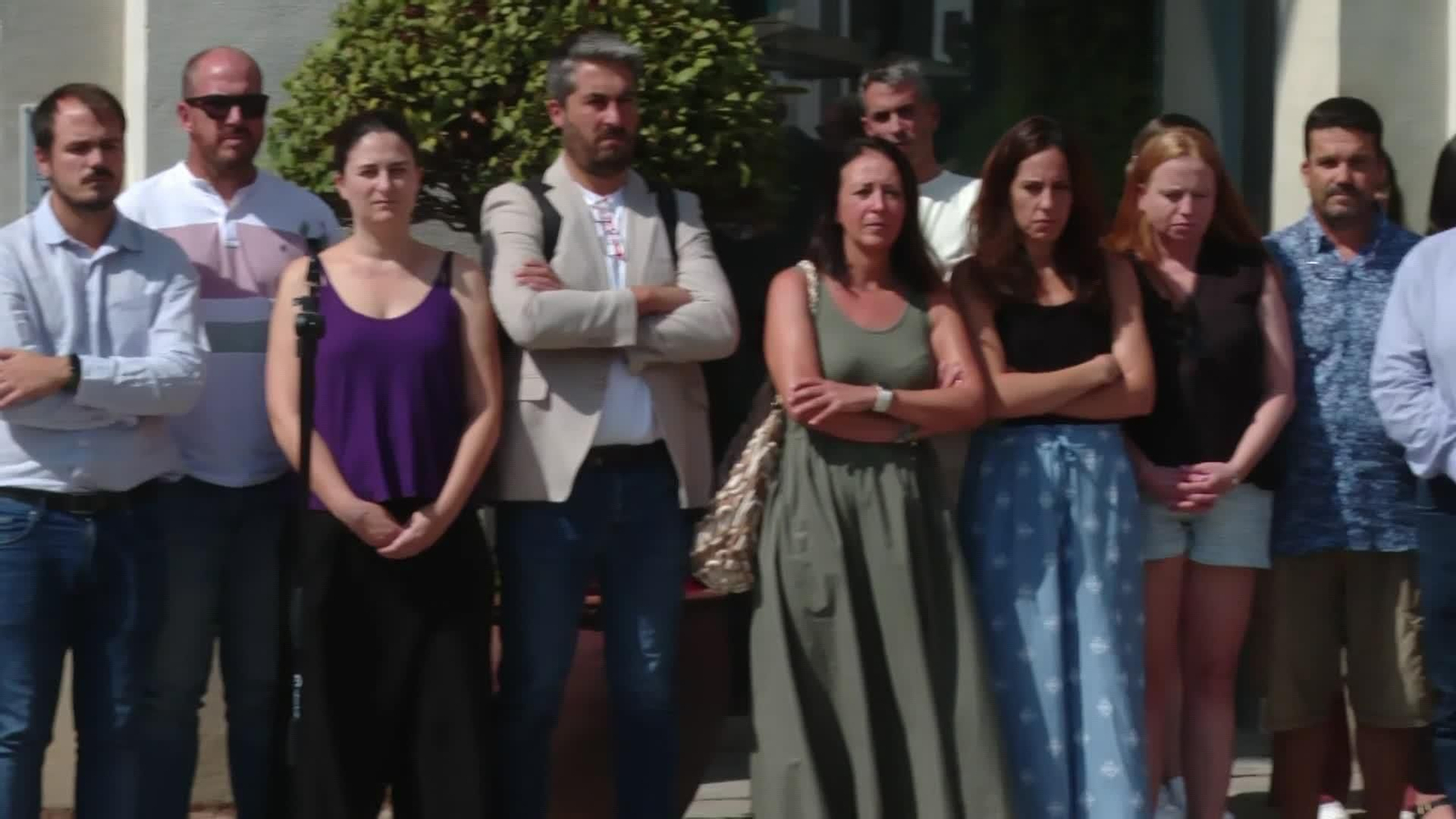 va minuto de silencio en lloret