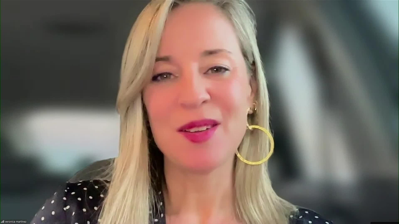 M015-MADRID ENTREVISTA VERONICA BARBERO MEDIASET