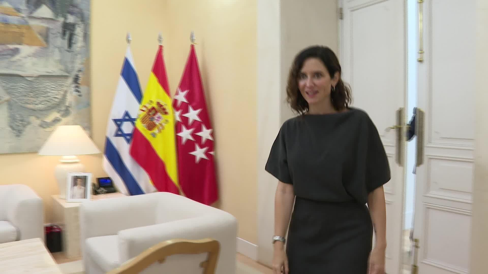 J024-MADRID AYUSO CON ENCARGARDA NEGOCIOS ISRAEL