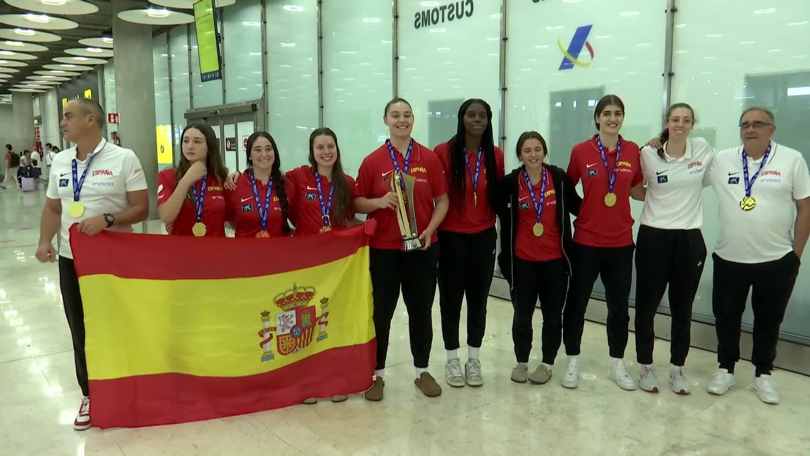 va llegada seleccion femenina
