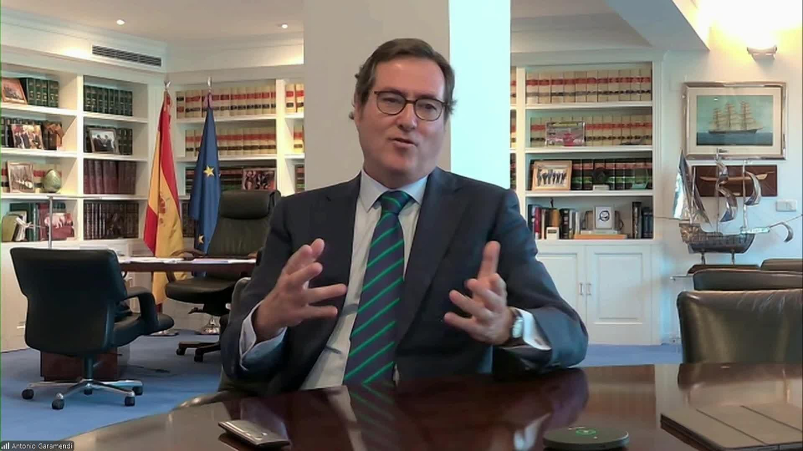 V018-MADRID ENTREVISTA GARAMENDI MEDIASET