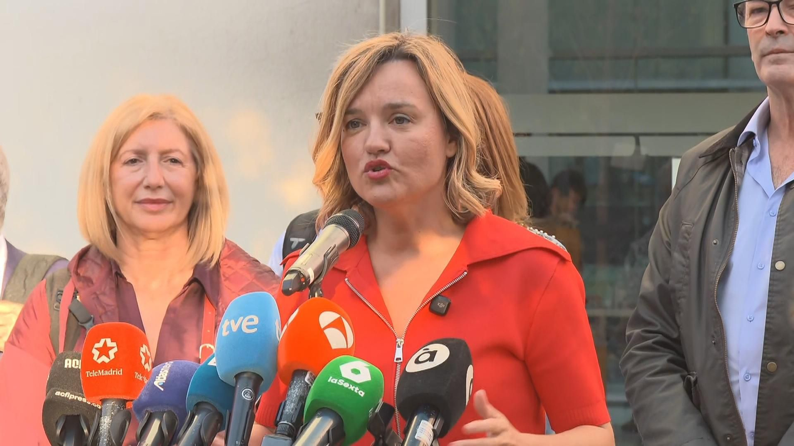 La secretaria general del PSOE Aragón, Pilar Alegría