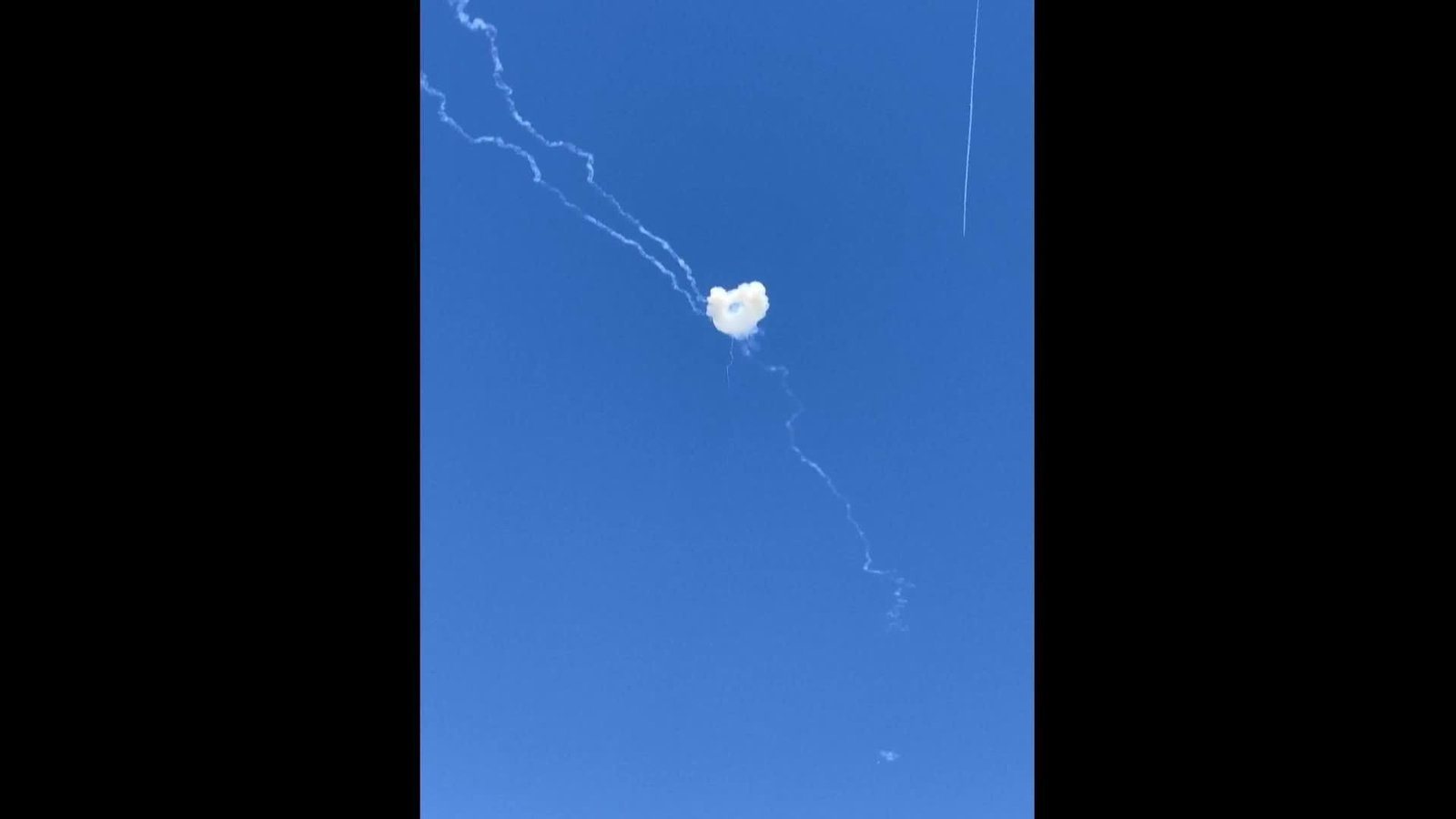 va israel intercepta misil irani en hadera