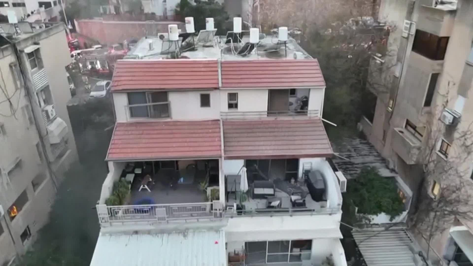 va daños misil sobre haifa