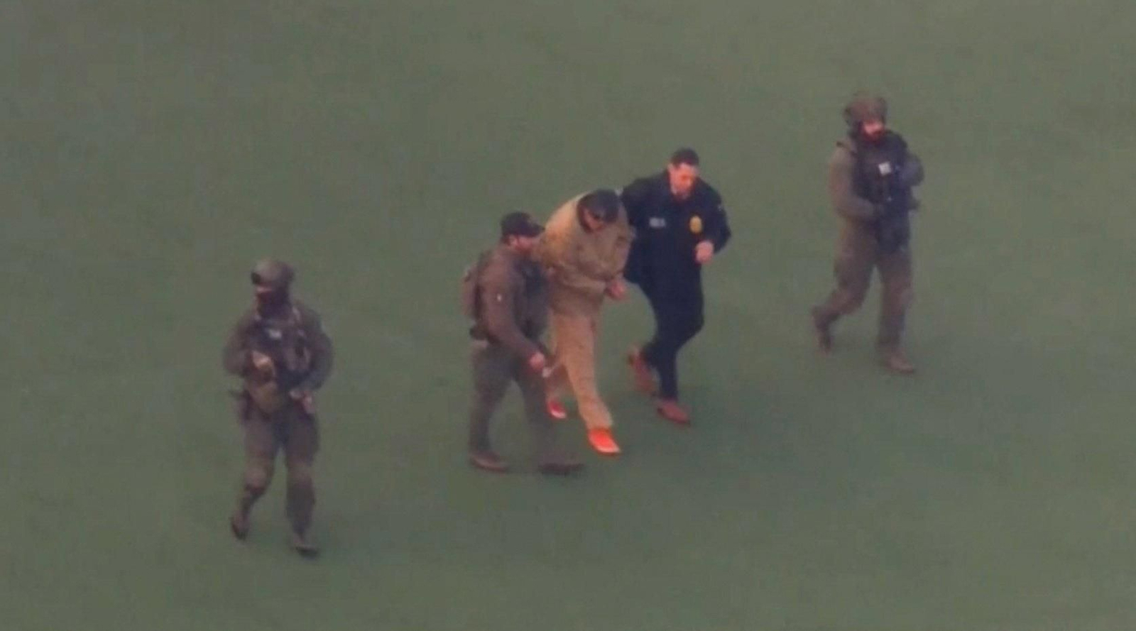 Maduro es trasladado en helicóptero al tribunal federal de Nueva York