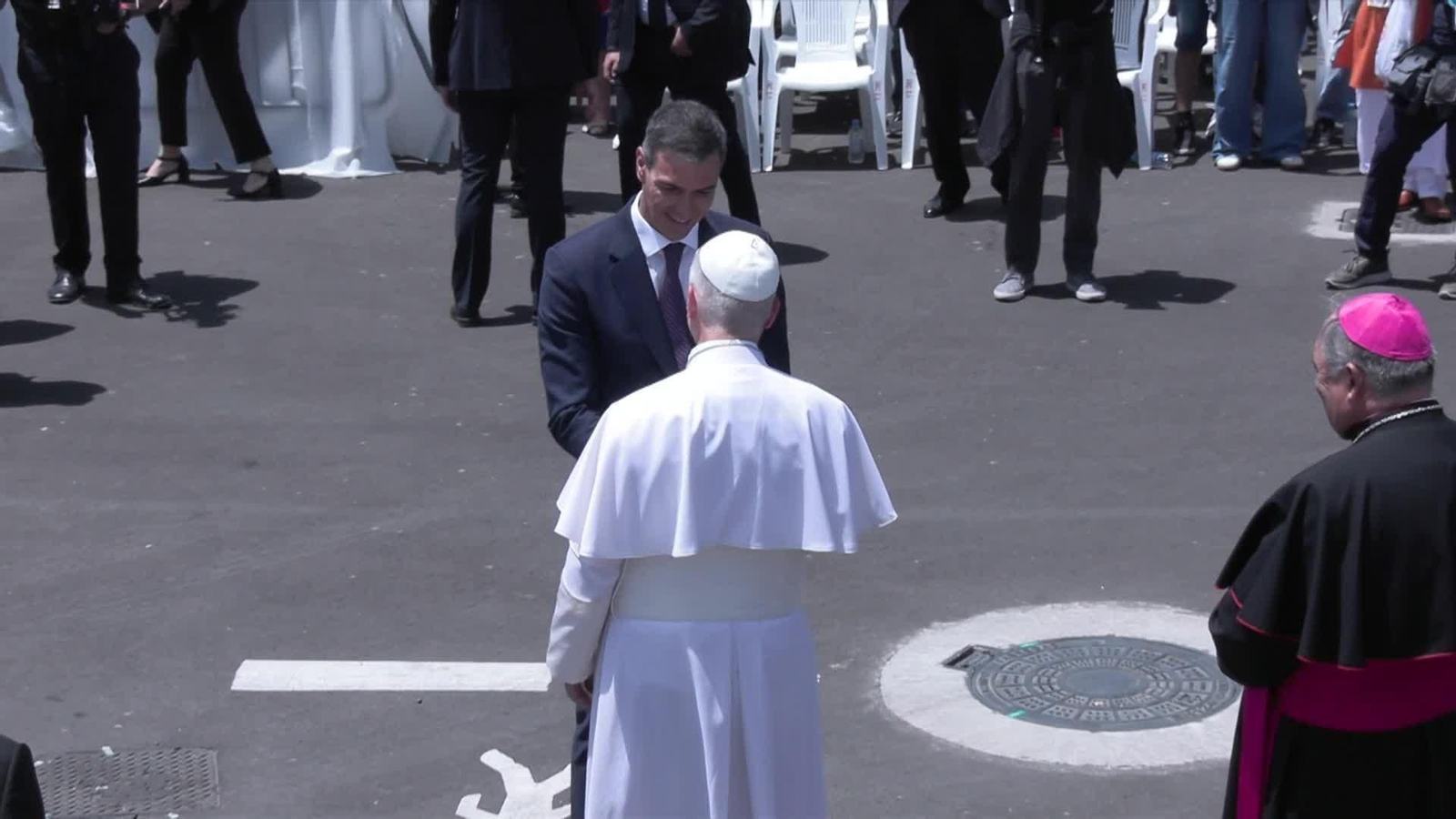 web junto al papa