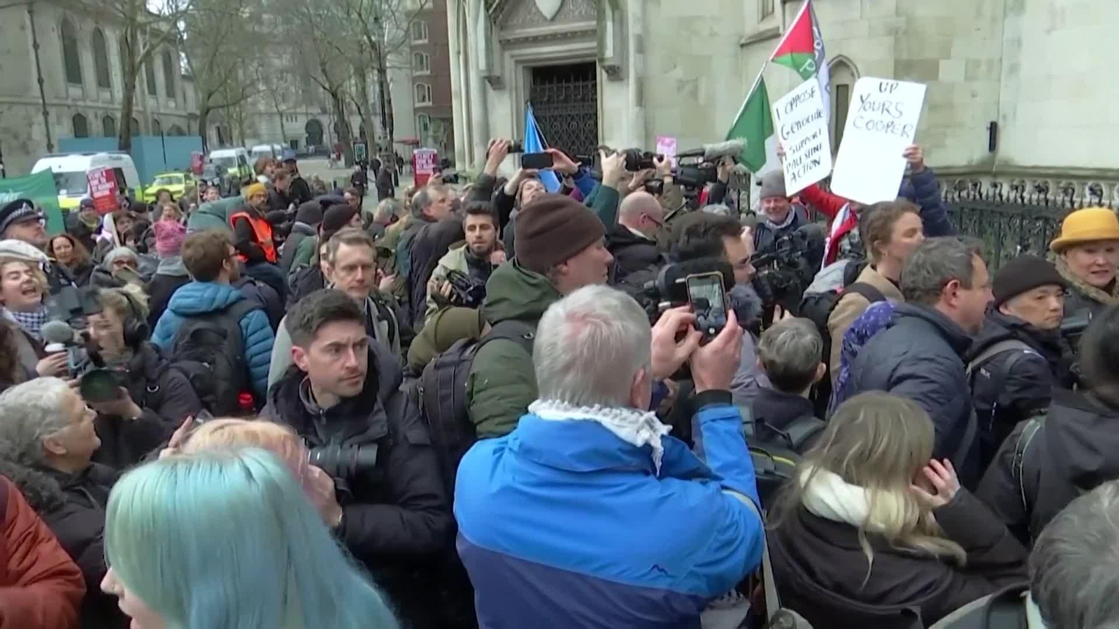 va celebracion reino unido fallo palestine action