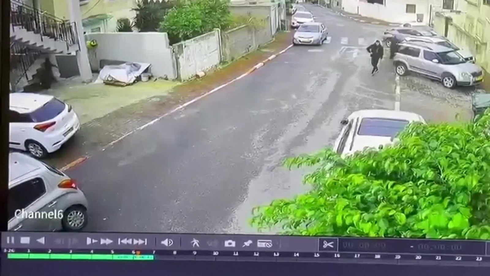 J004-ISRAEL IMAGEN CAÍDA PROYECTIL