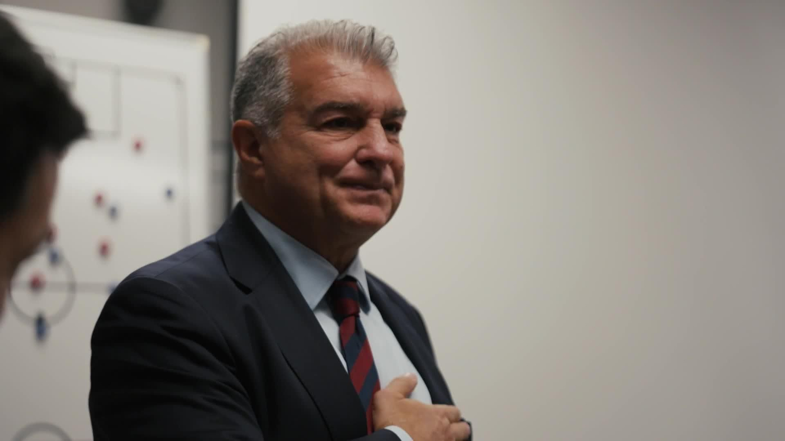 va despedida laporta jugadores