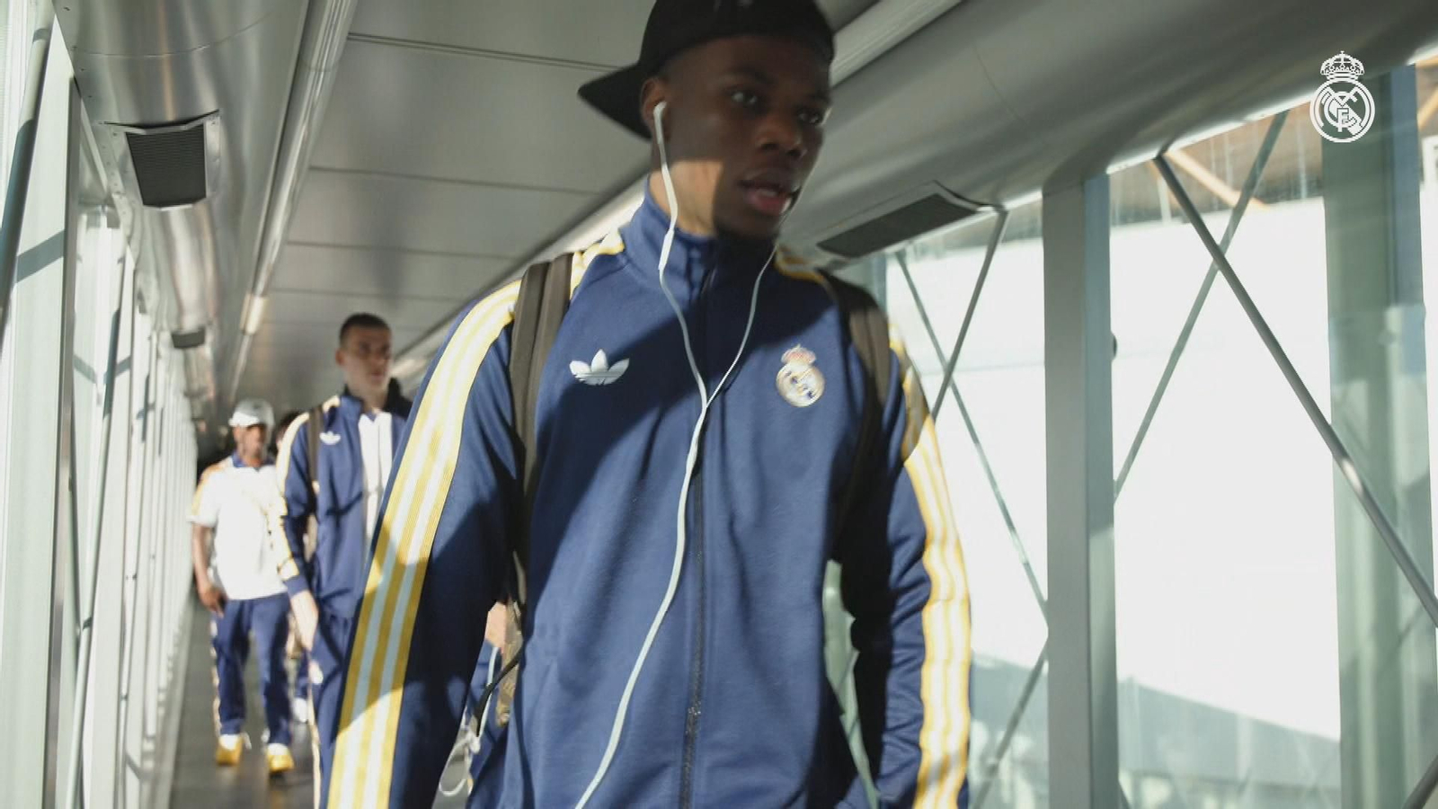 Llegada del Real Madrid a Mallorca