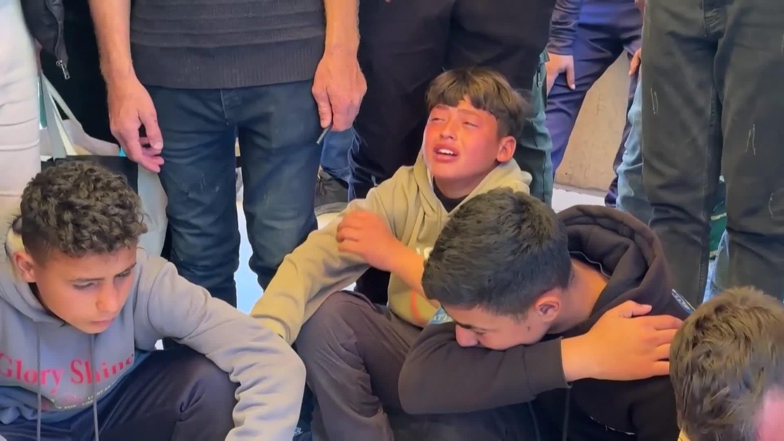 va palestinos lloran muertes tras ataque israelí