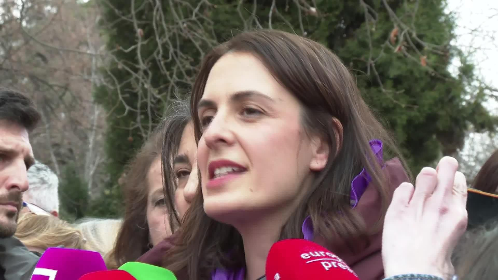 D029-MADRID MANI 8M POLITICAS IZQUIERDAS