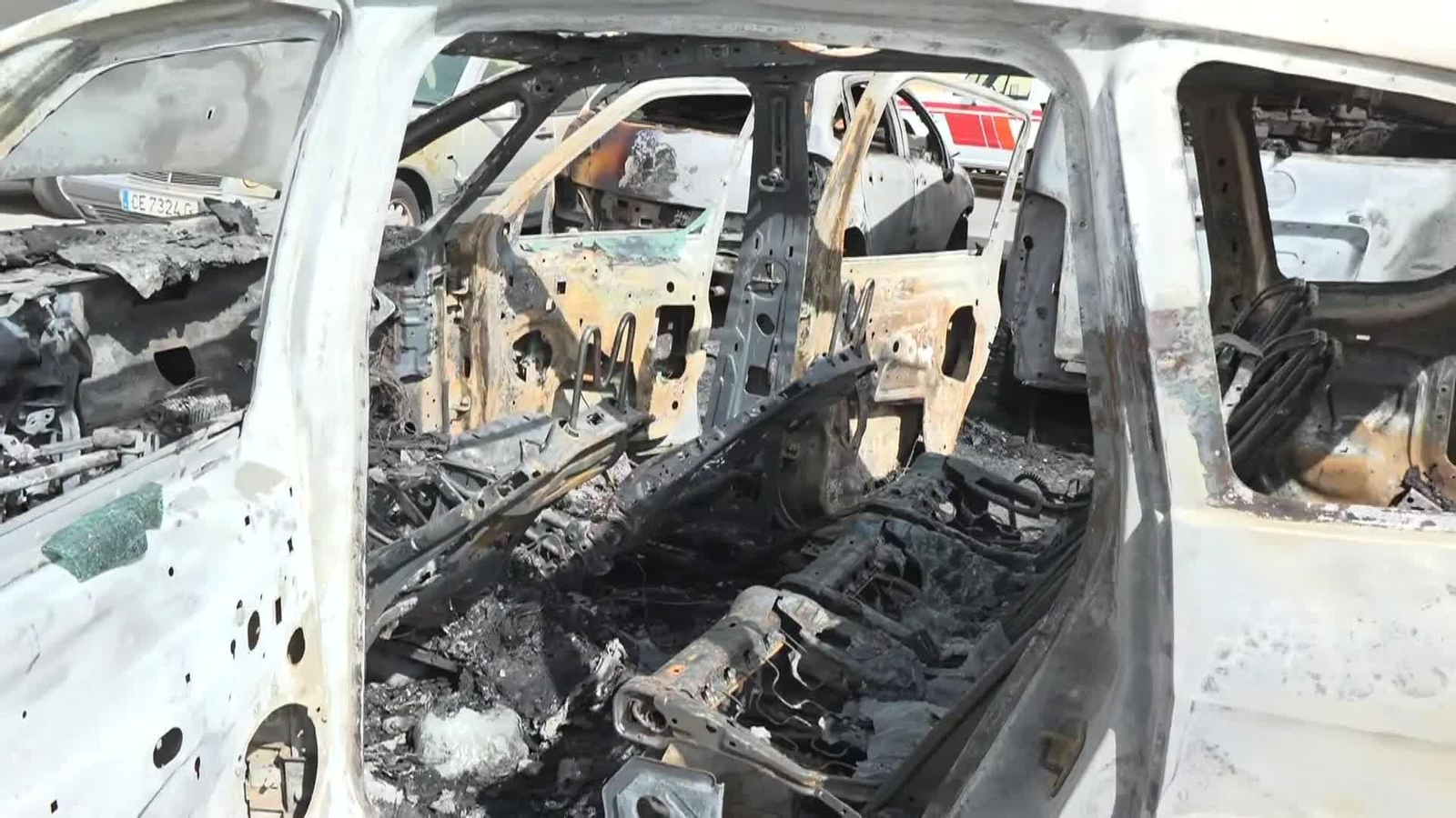 va coches quemados ceuta