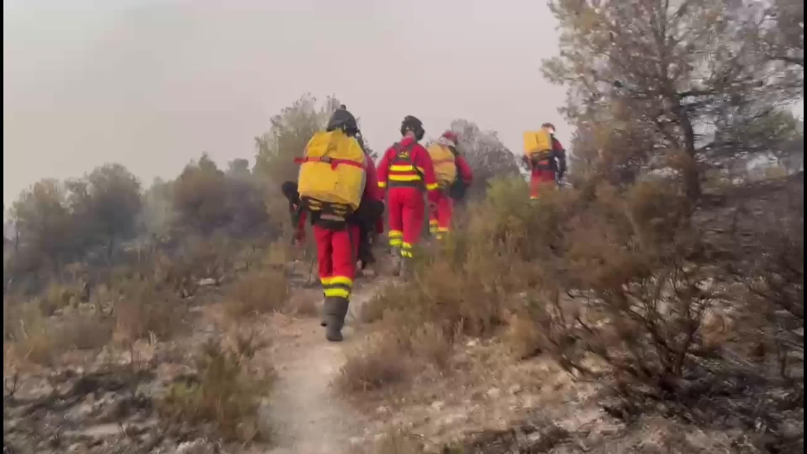 J038-HUESCA SEGUIMIENTO INCENDIO CASTILLONROY