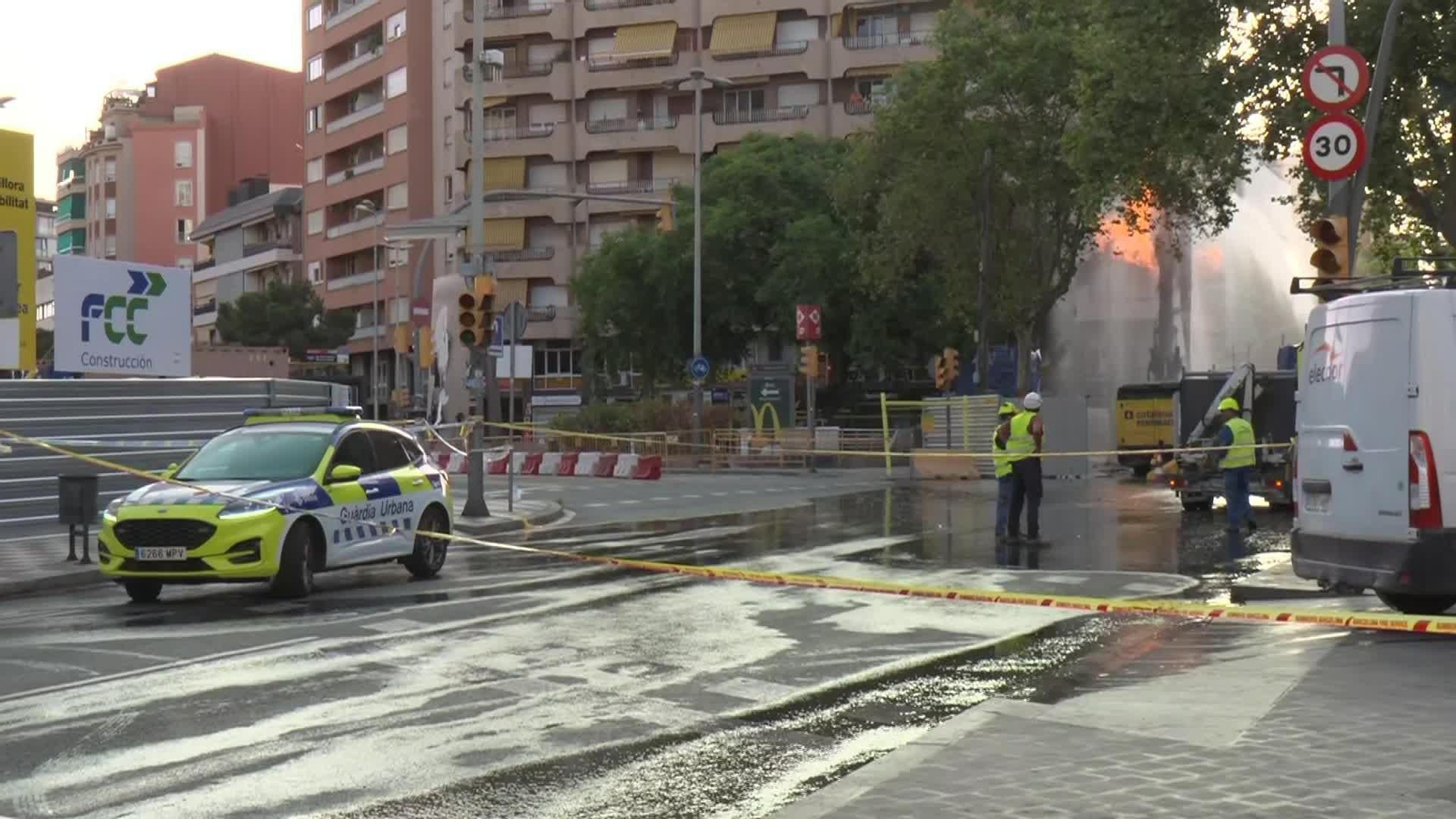 J013-BARCELONA TRABAJOS EXPLOSION METRO
