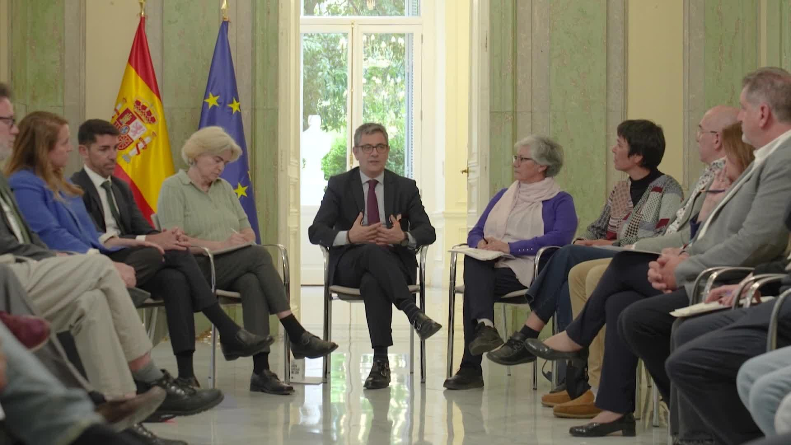 va bolaños con las victimas