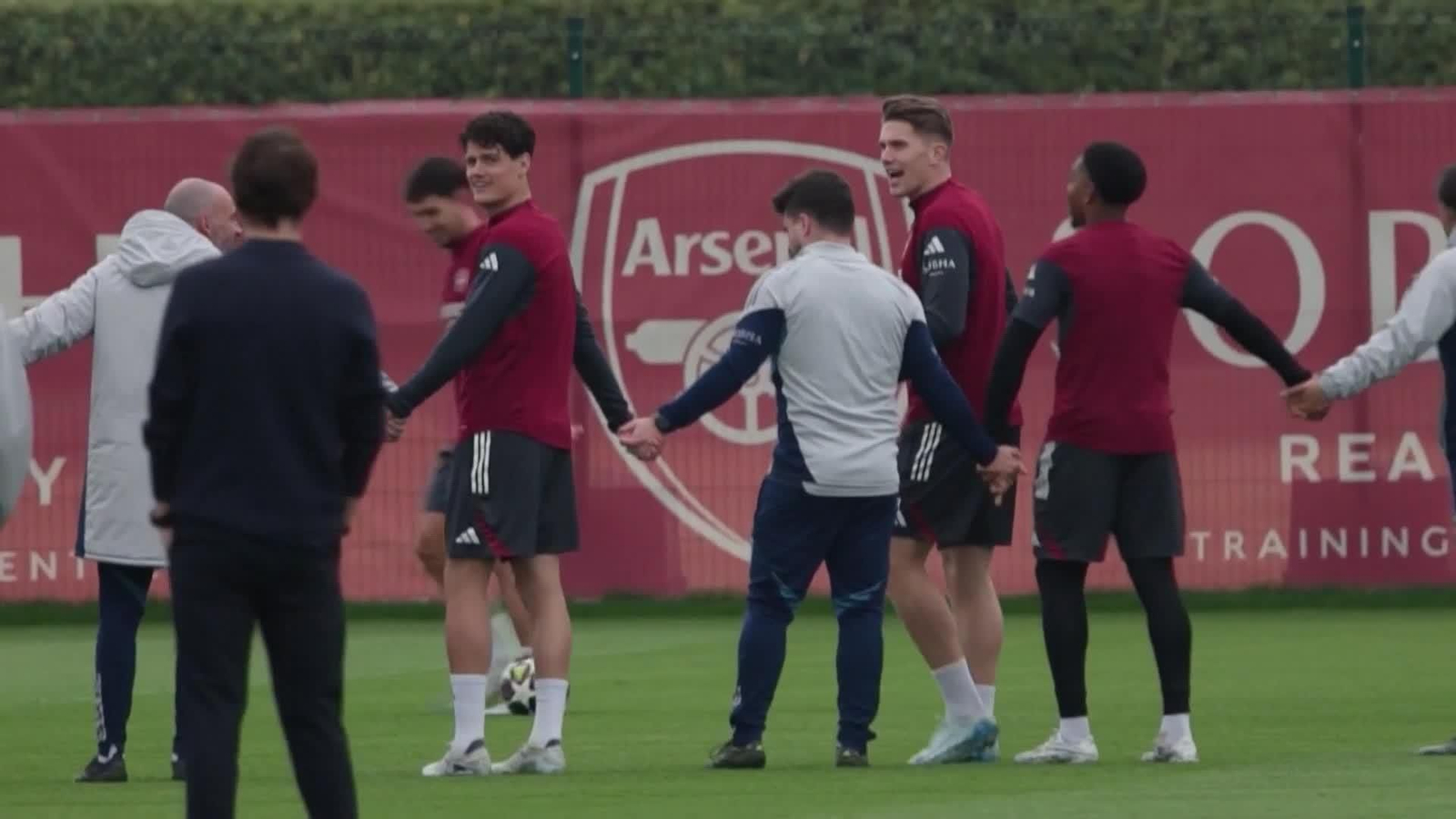 va londres entrenamiento del arsenal