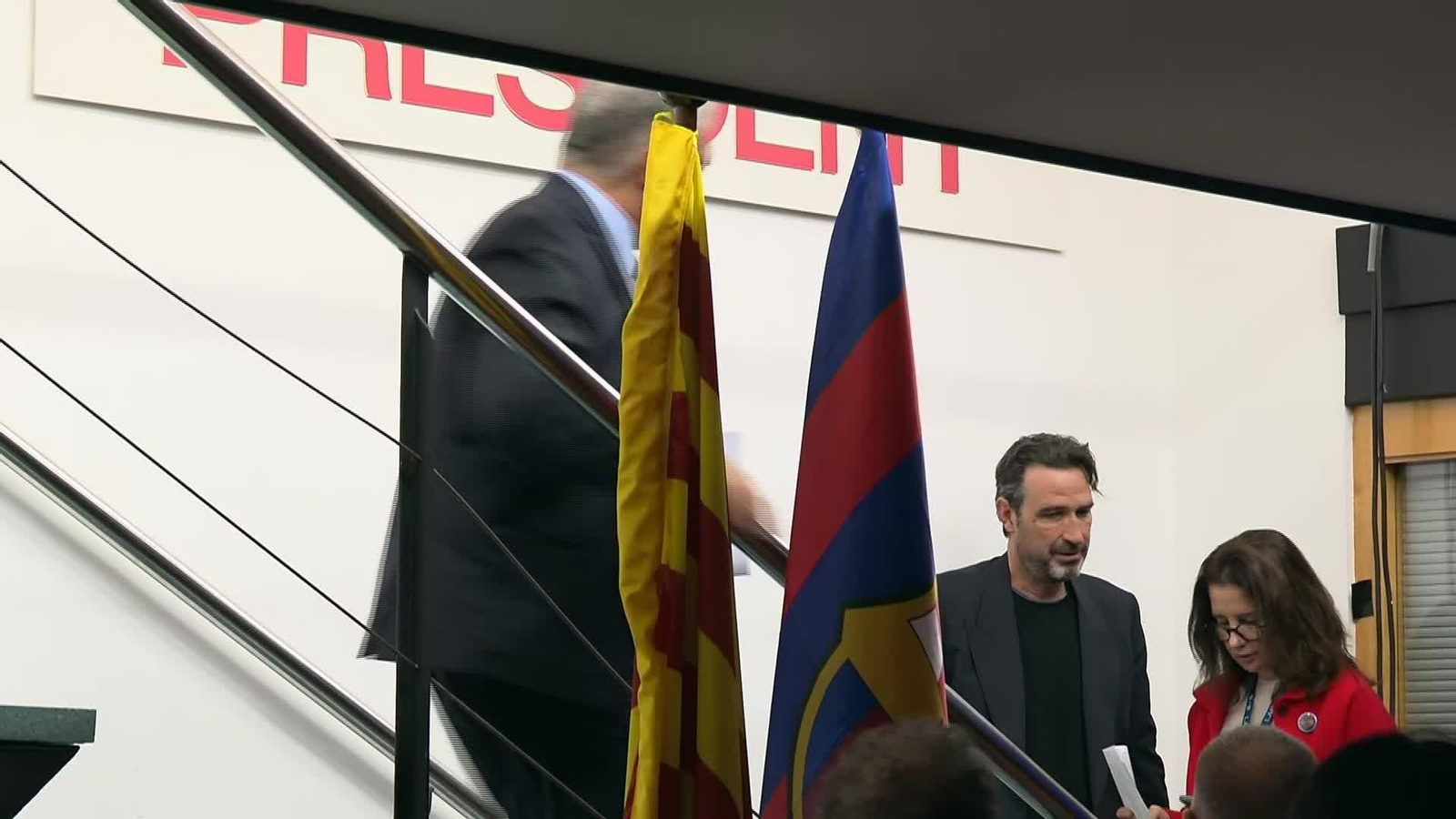 V027-BARCELONA JOAN LAPORTA PRESENTA CANDIDATURA