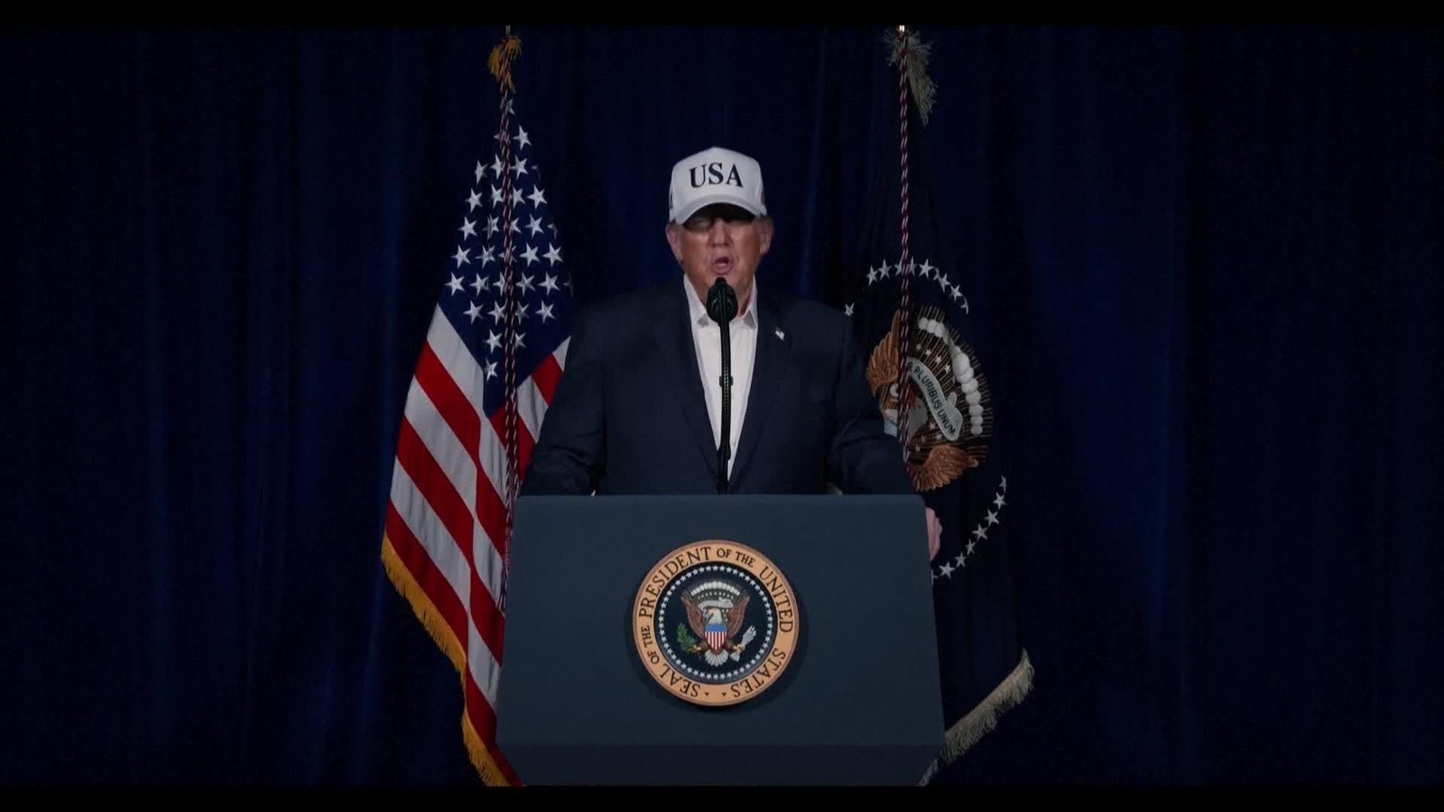 S003-EEUU TRUMP INFORMA DE ATAQUES A IRAN