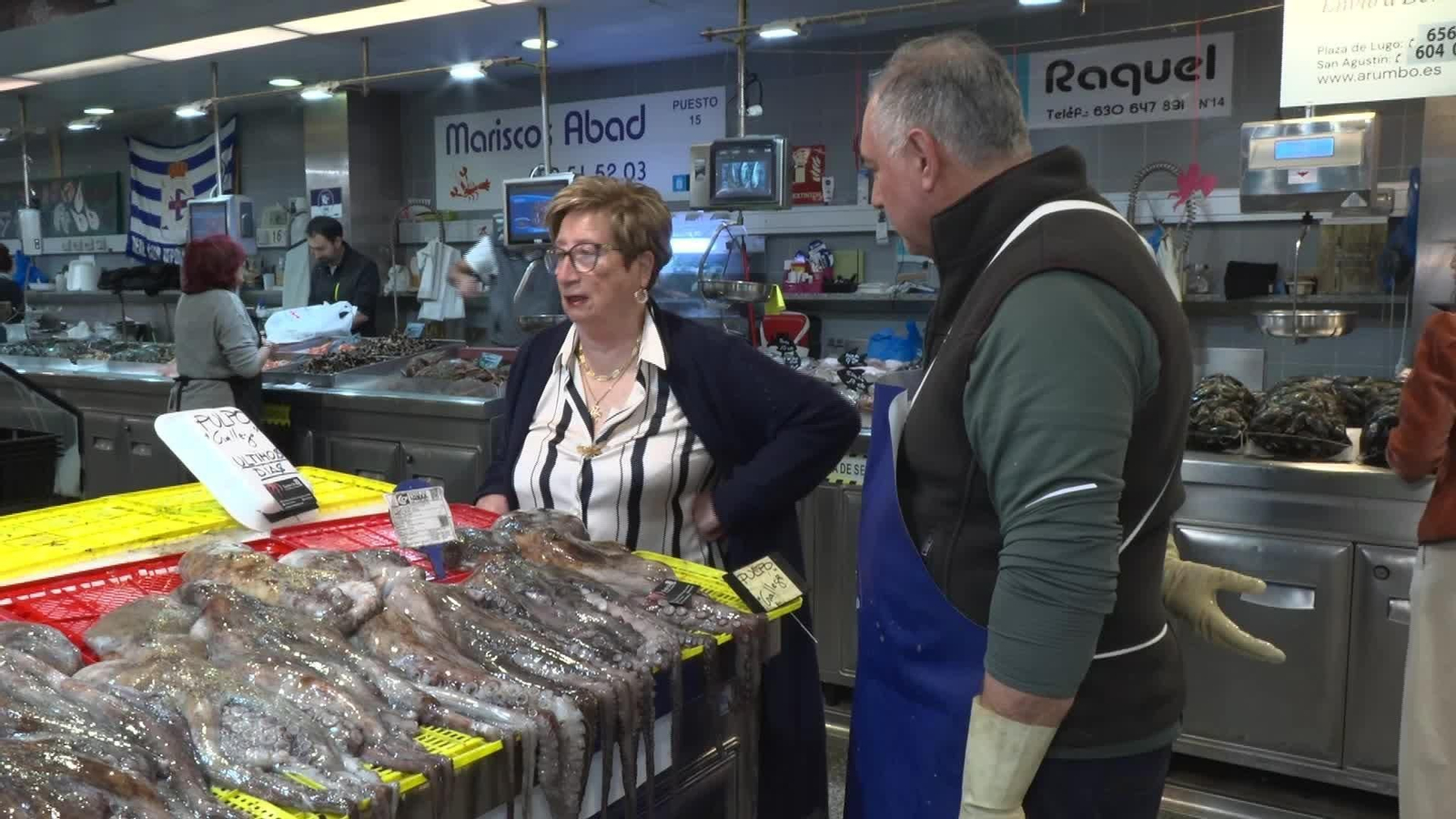 J034-A CORUÑA ULTIMO DIA PULPO GALLEGO MERCADOS