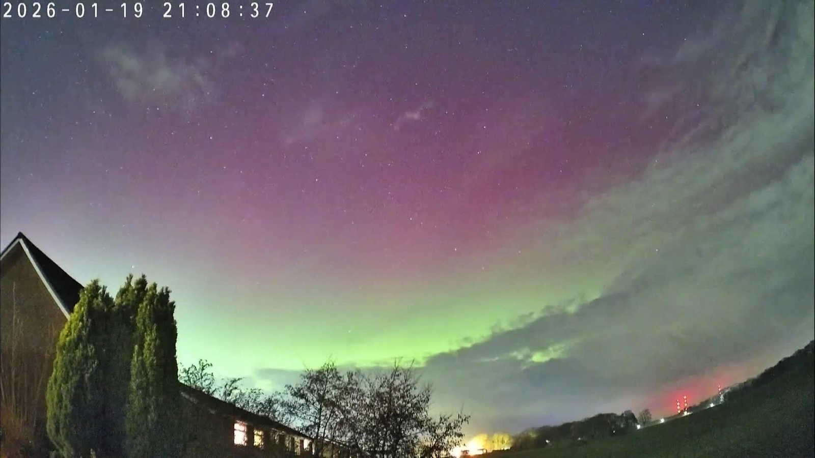 va auroras boreales inglaterra y groenlandia