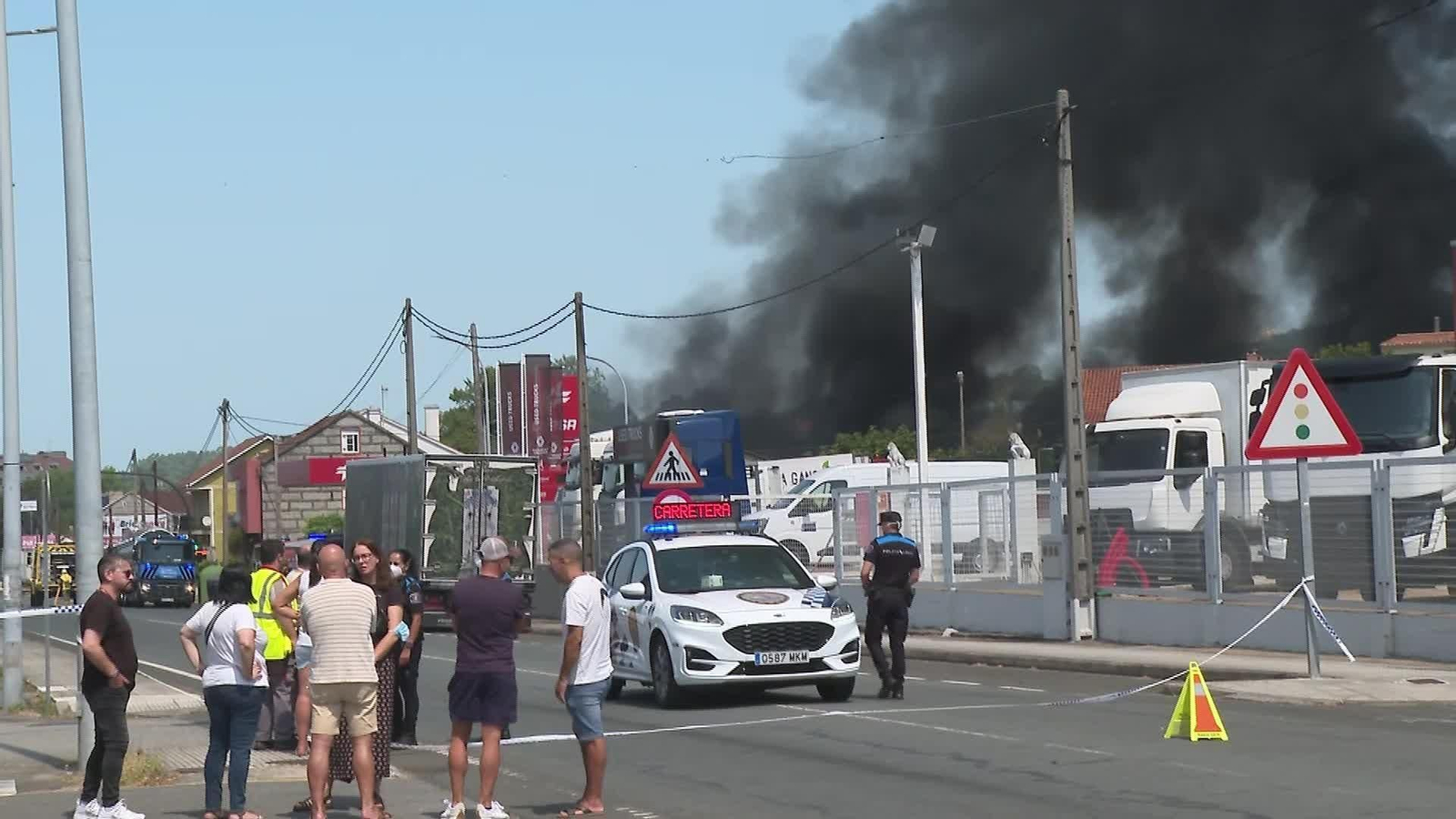 S044-PONTEVEDRA INCENDIO VILAGARCÍA DE AROUSA