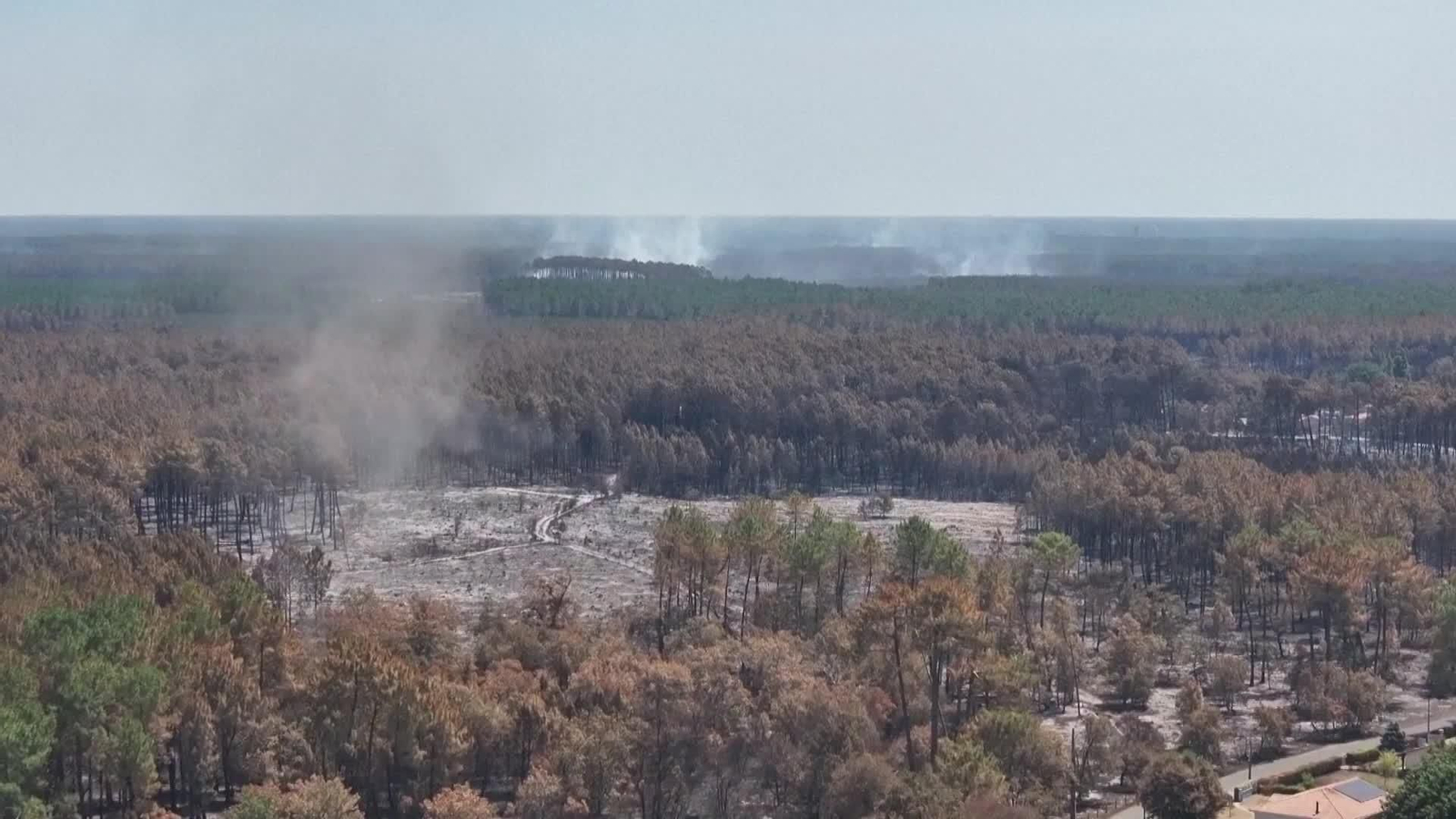 M058-FRANCIA IMAGENES DRON INCENDIOS