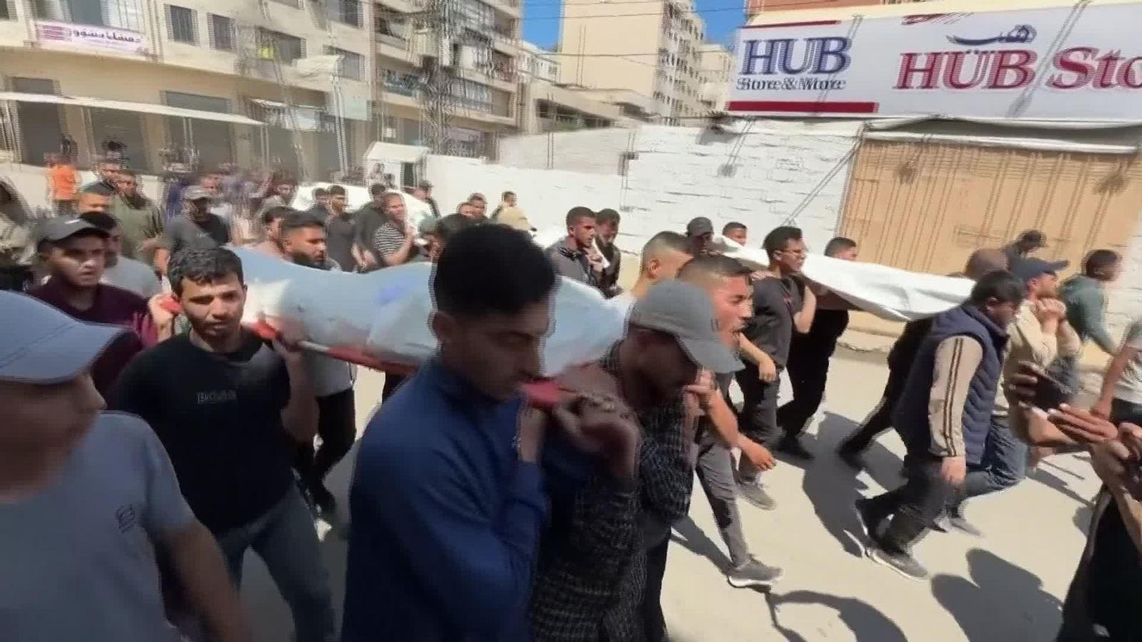 X063-GAZA FUNERALES POR LAS VICTIMAS DEL ULTIMO ATAQUE