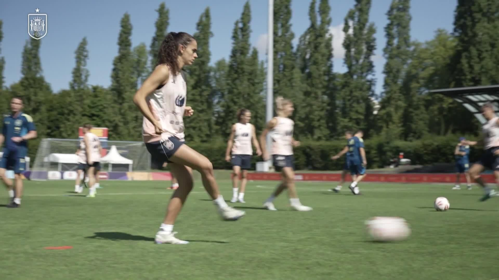 Último entrenamiento en Lausana de las de Montse Tomé antes de viajar a Zúrich