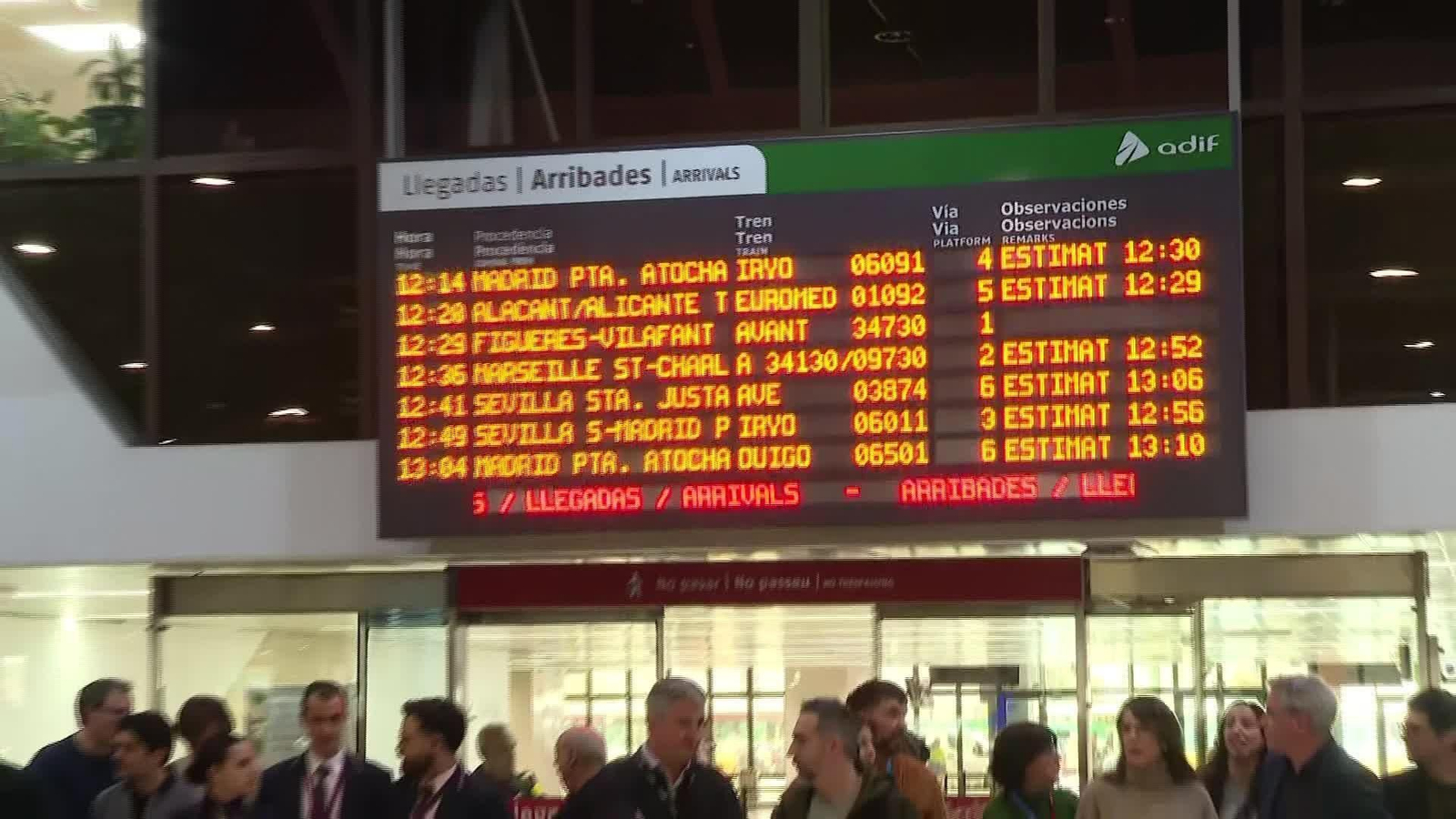 L060-BARCELONA REACCIONES ACCIDENTE ESTACION SANTS