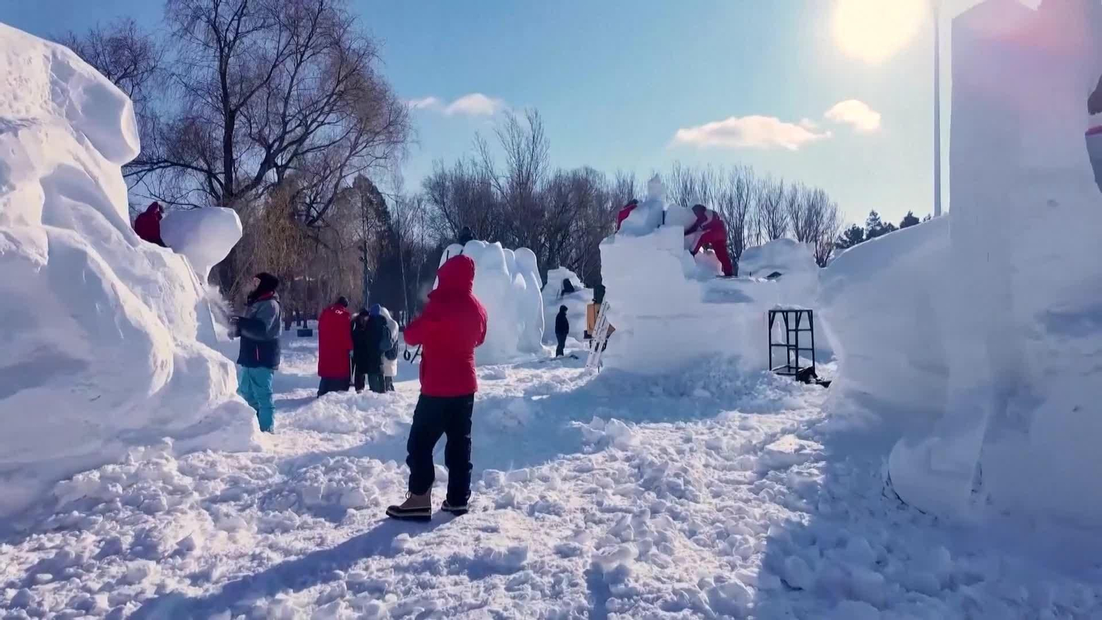 X008-CHINA ESCULTURAS FESTIVAL HIELO