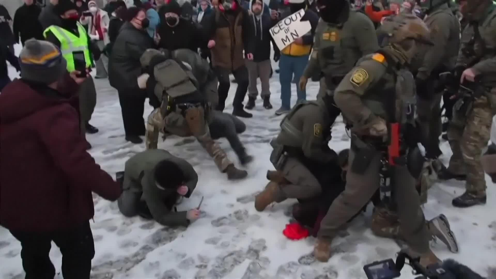 va eeuu incidentes por muerte del ICE en minesota