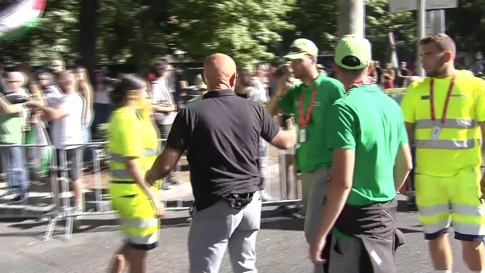 D027-MADRID PROTESTAS VUELTA CICLISTA