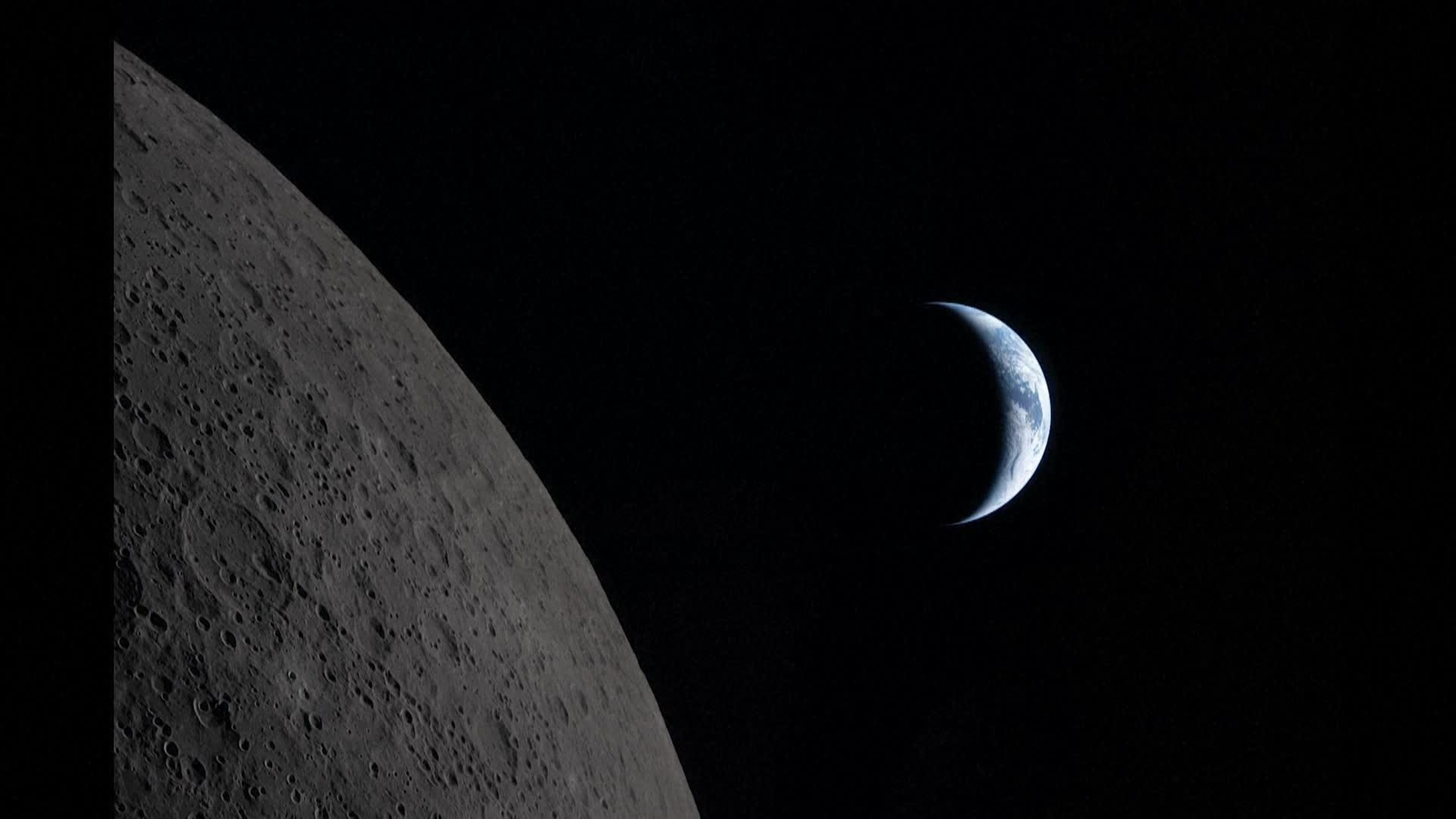 va fotogramias desde nave orion