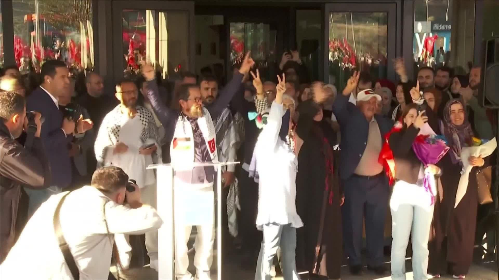D006-TURQUIA ACTIVISTAS FLOTILLA LIBERADOS