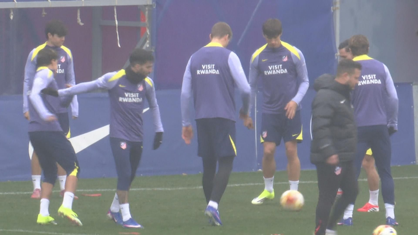 Entrenamiento del Atlético de Madrid