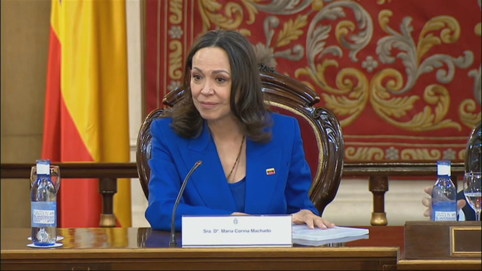 Corina Machado en el Senado