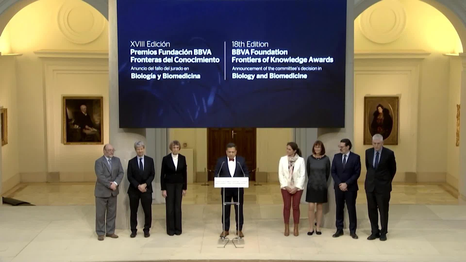X033-MADRID FALLO PREMIO FBBVA FRONTERAS BIOMEDICINA